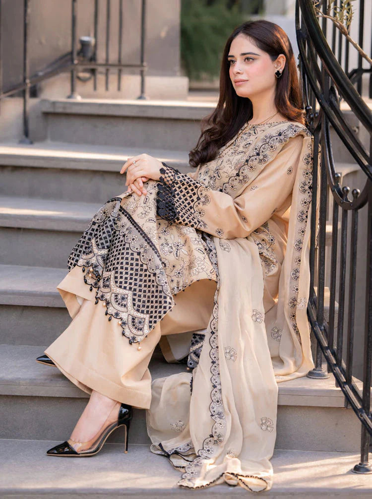 3pc Unstitched Dhanak Fabric With Dupata
