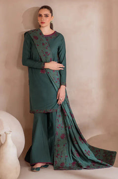 IZNIK - Winter 3PC Dhanak Embroidered Suit