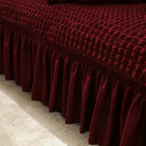 Bubble Sofa Covers  (Maroon)