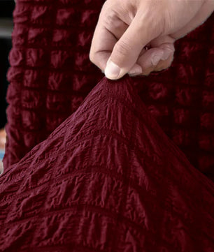 Bubble Sofa Covers  (Maroon)