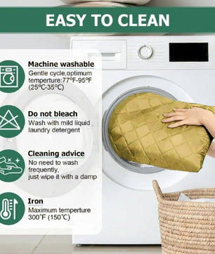 Cotton Quilted Sofa Runner - Sofa Coat Beig