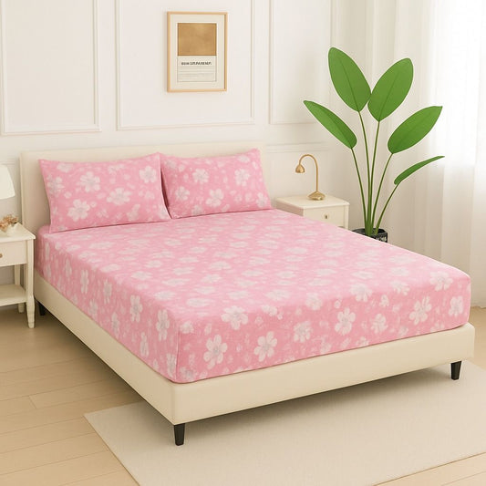 3 PC Fitted Bed Sheet Set-ZF04