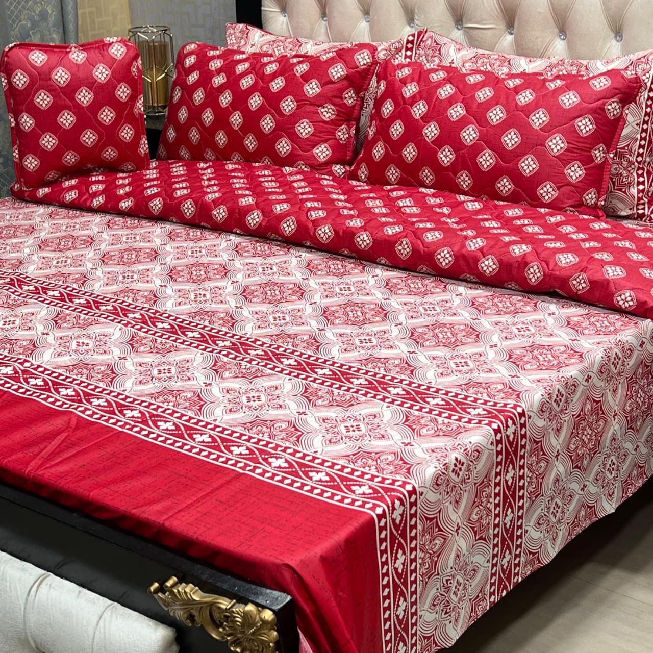 7Pc Printed Comforter Set -CS07