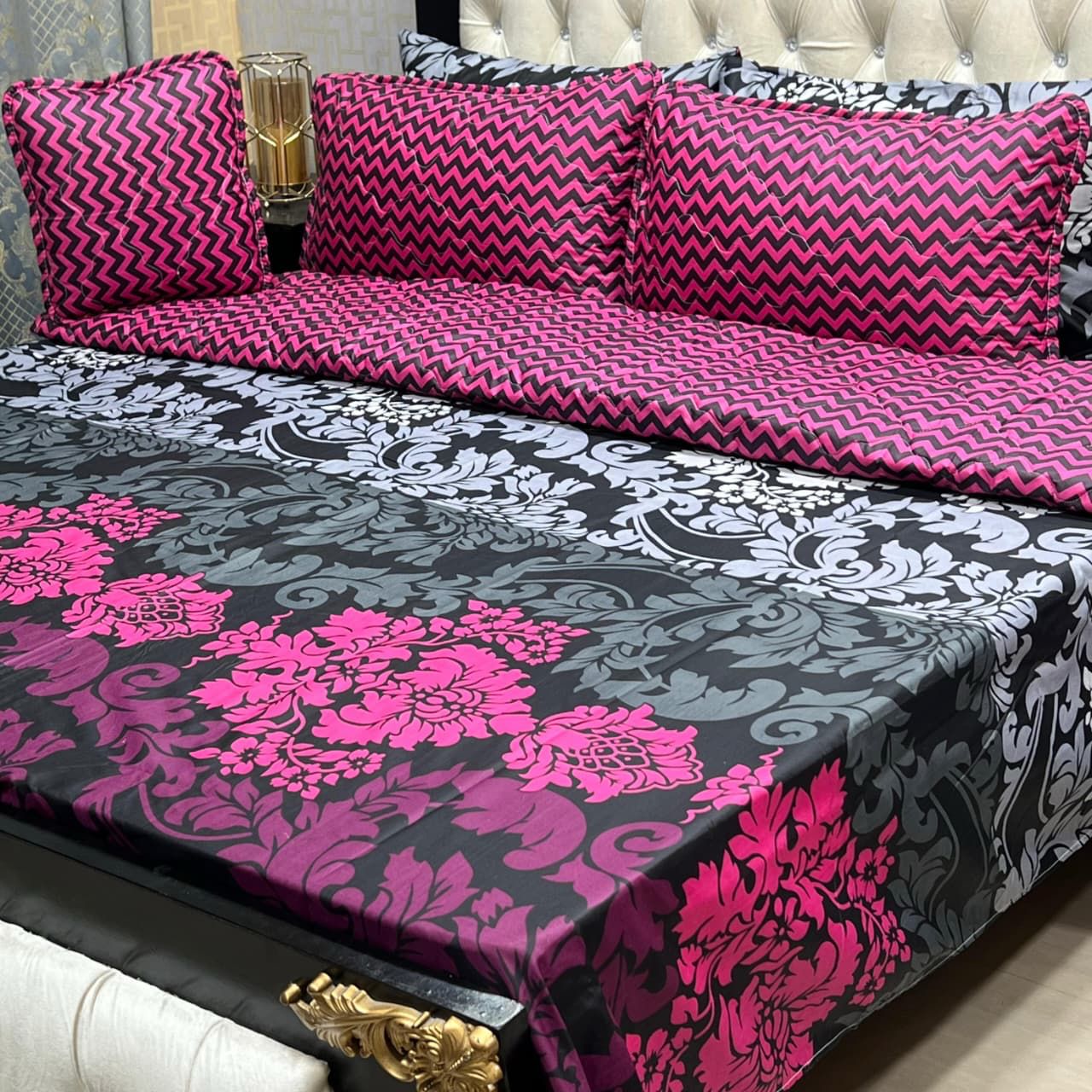 7Pc Printed Comforter Set -CS04