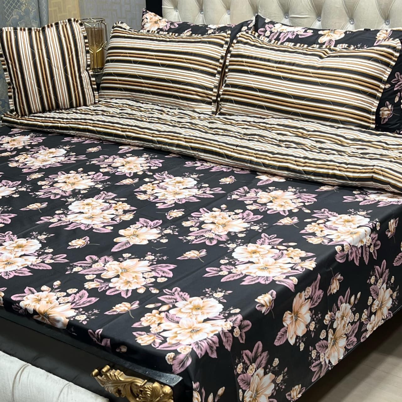 7Pc Printed Comforter Set -CS05