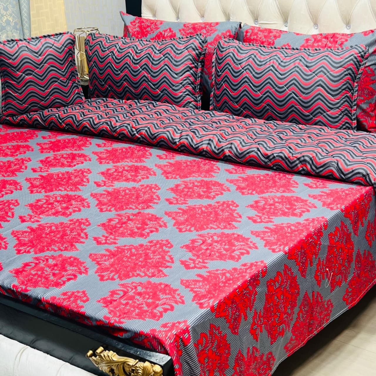 7Pc Printed Comforter Set -CS10