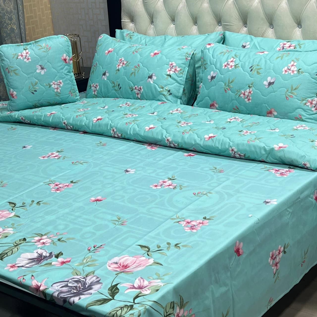7Pc Printed Comforter Set -CS11