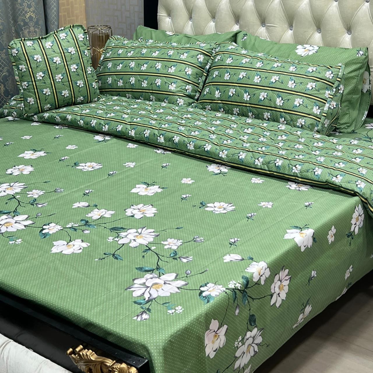 7Pc Printed Comforter Set -CS14