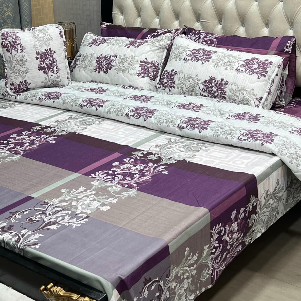 7Pc Printed Comforter Set -CS15