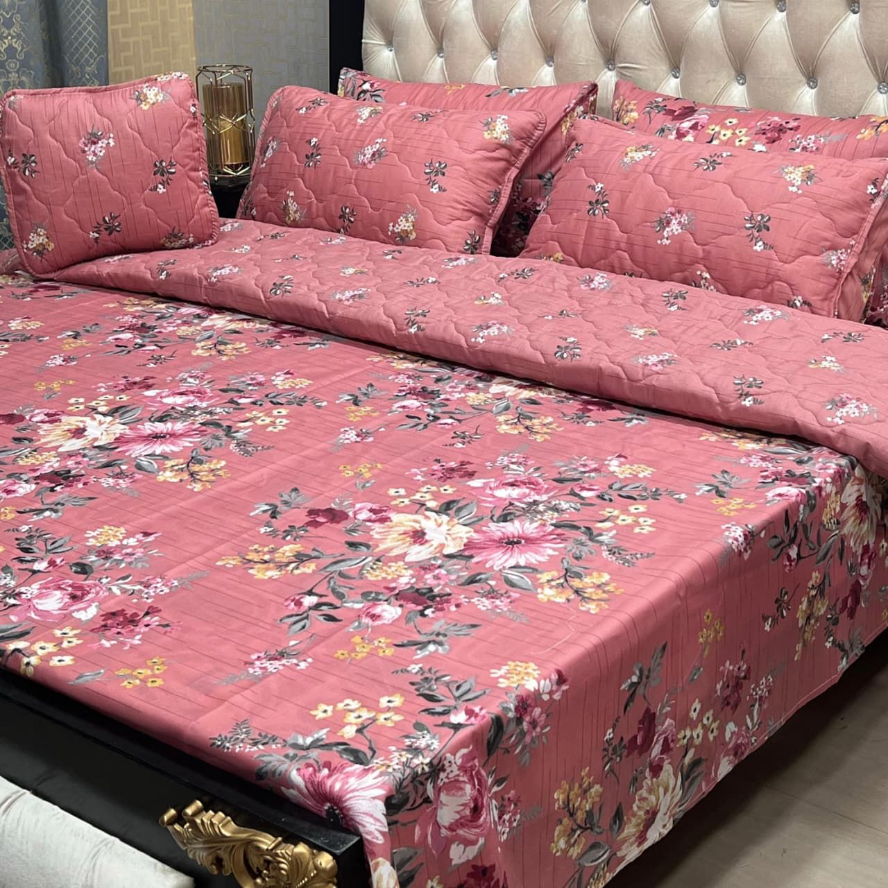 7Pc Printed Comforter Set -CS17