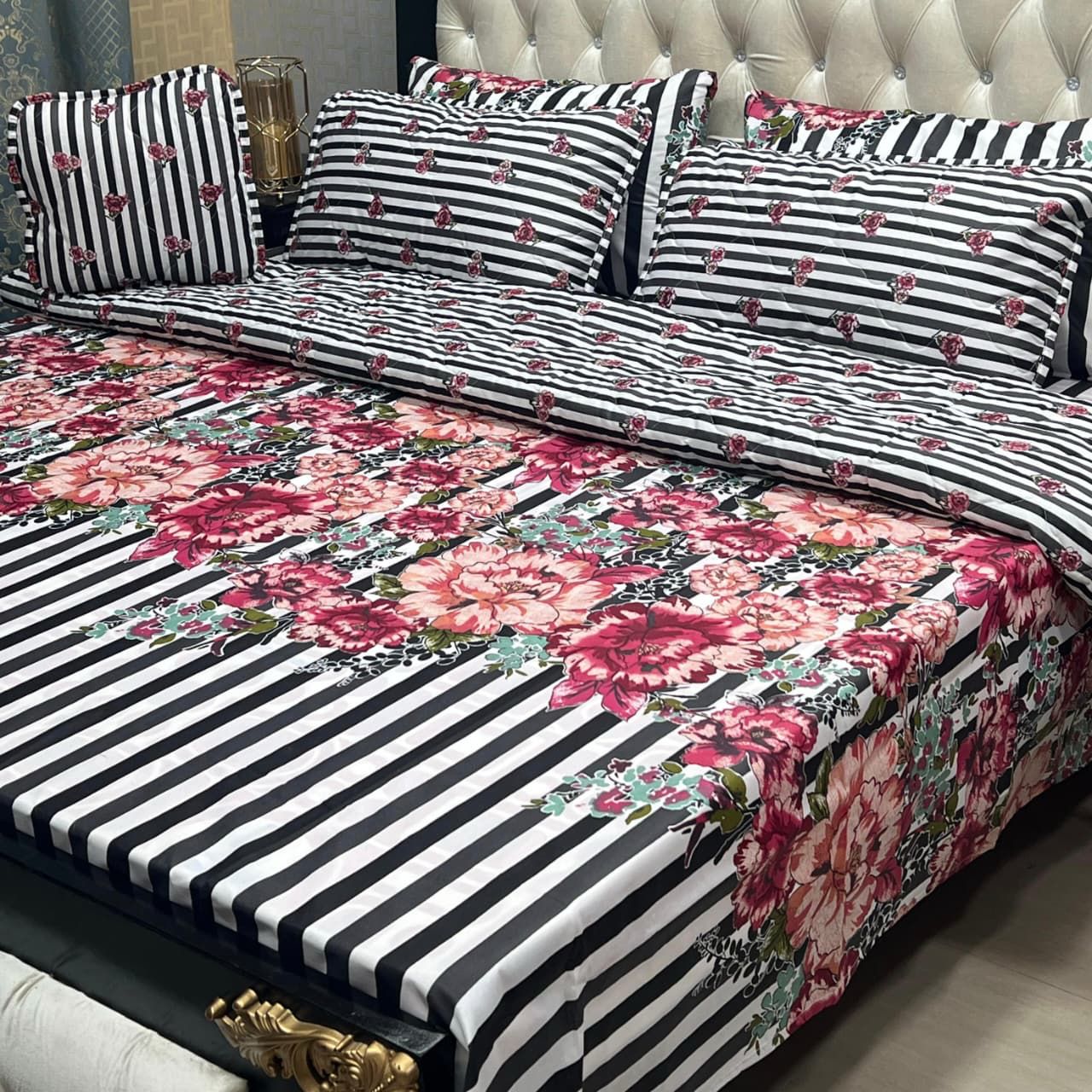 7Pc Printed Comforter Set -CS28