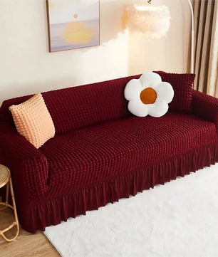 Bubble Sofa Covers  (Maroon)
